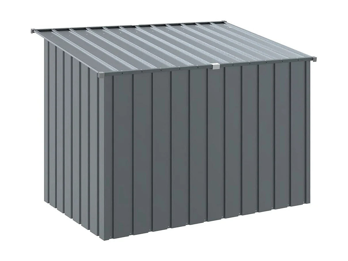 Niche pour chien avec toit anthracite acier galvanisé