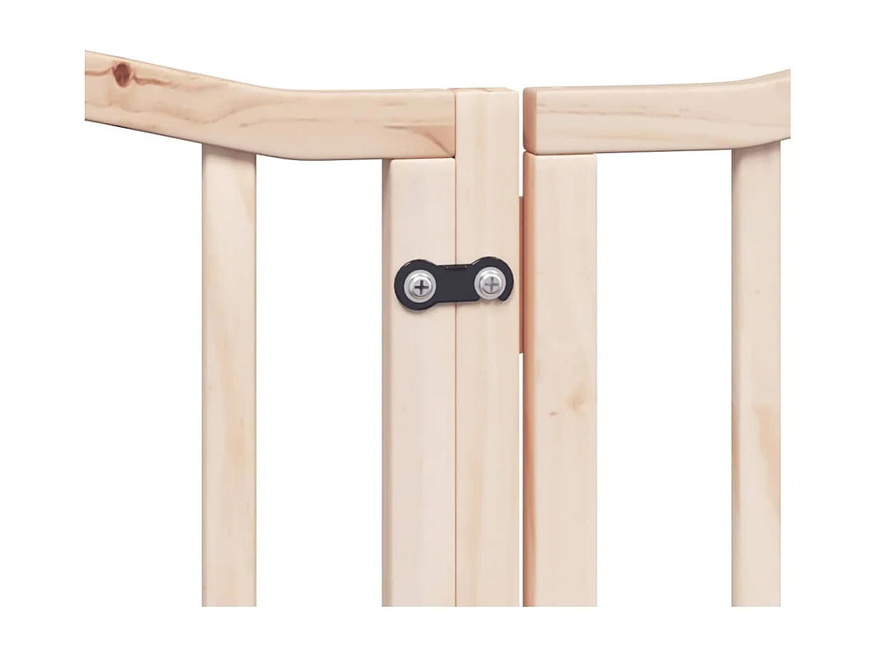 Portão para cães com porta dobrável 15 painéis 750 cm álamo