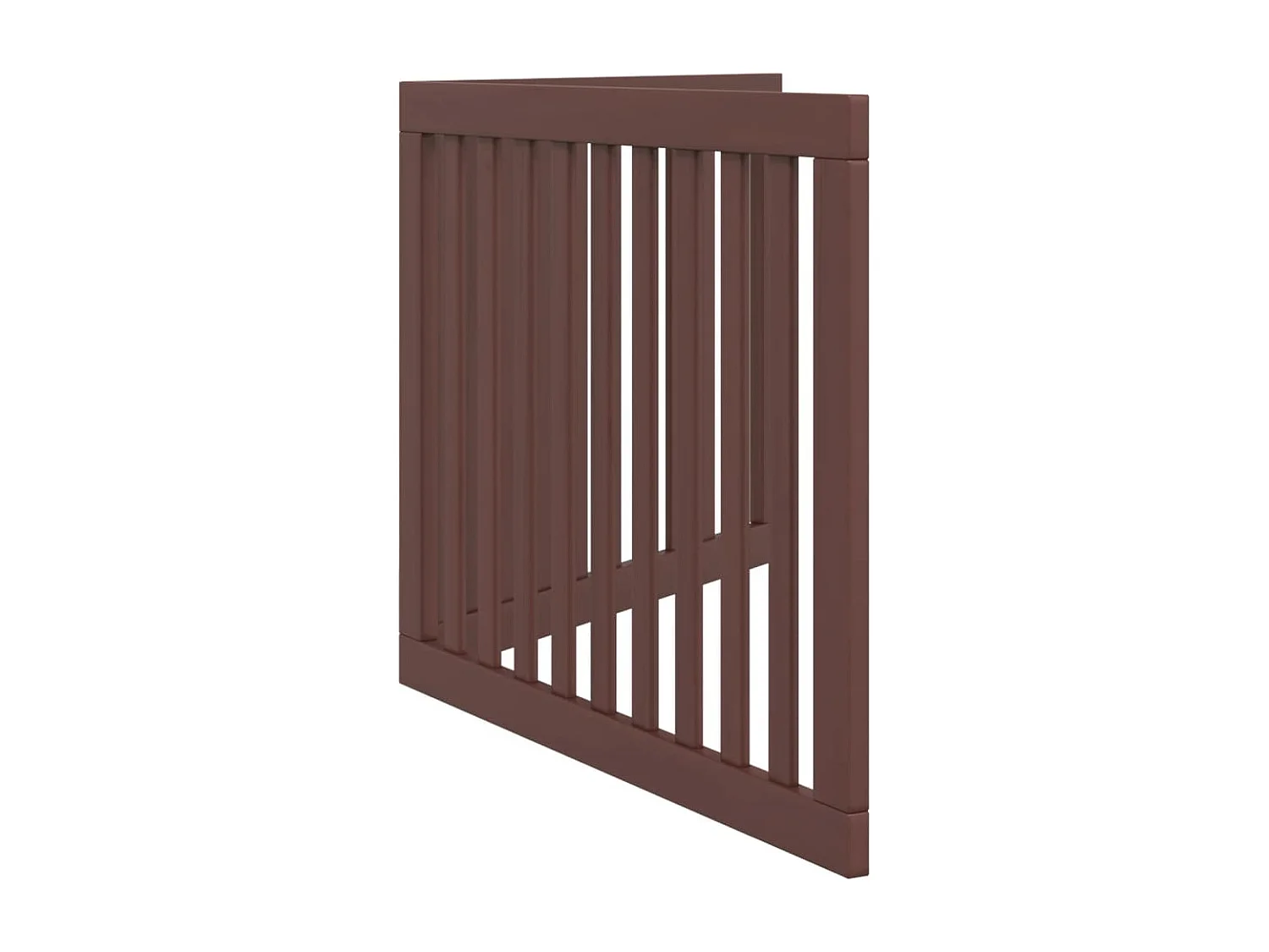 Barrière pour chien pliable 2 panneaux 160 cm bois de peuplier