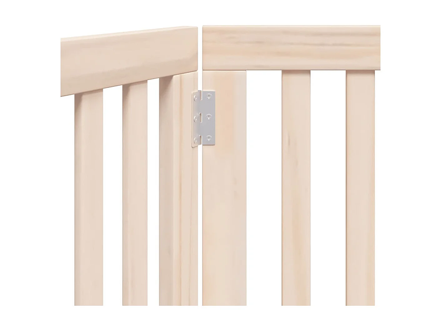 Portão para cães dobrável 2 painéis 160 cm madeira de álamo