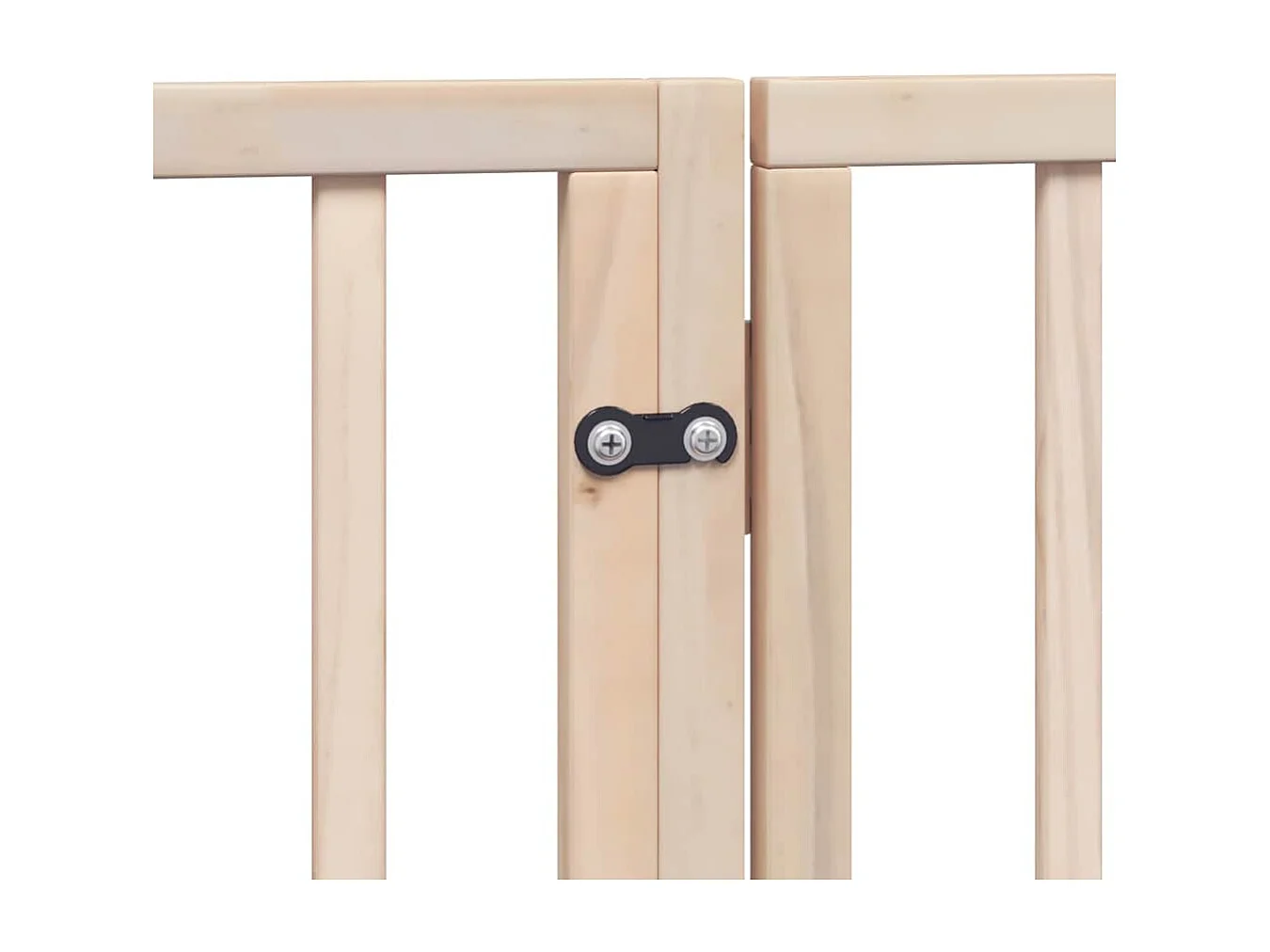 Barrière pour chien porte pliable 8 panneaux bois de peuplier