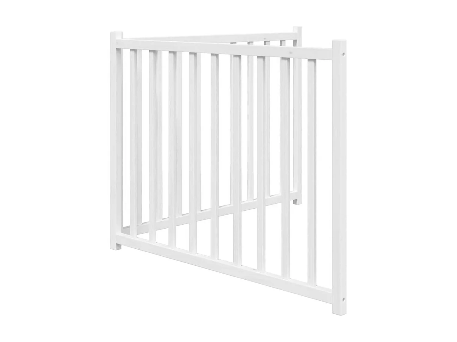 Portão para cães dobrável 2 painéis 160 cm abeto maciço branco