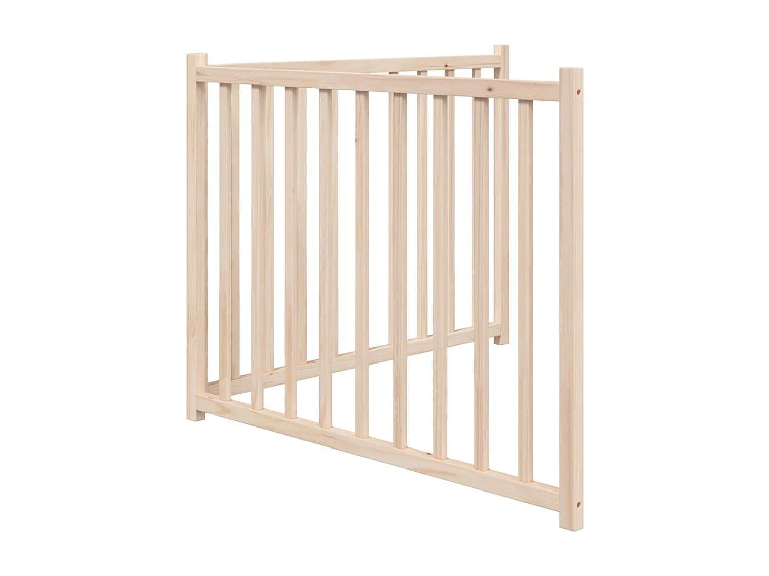 Portão para cães dobrável 2 painéis 160 cm madeira abeto maciça