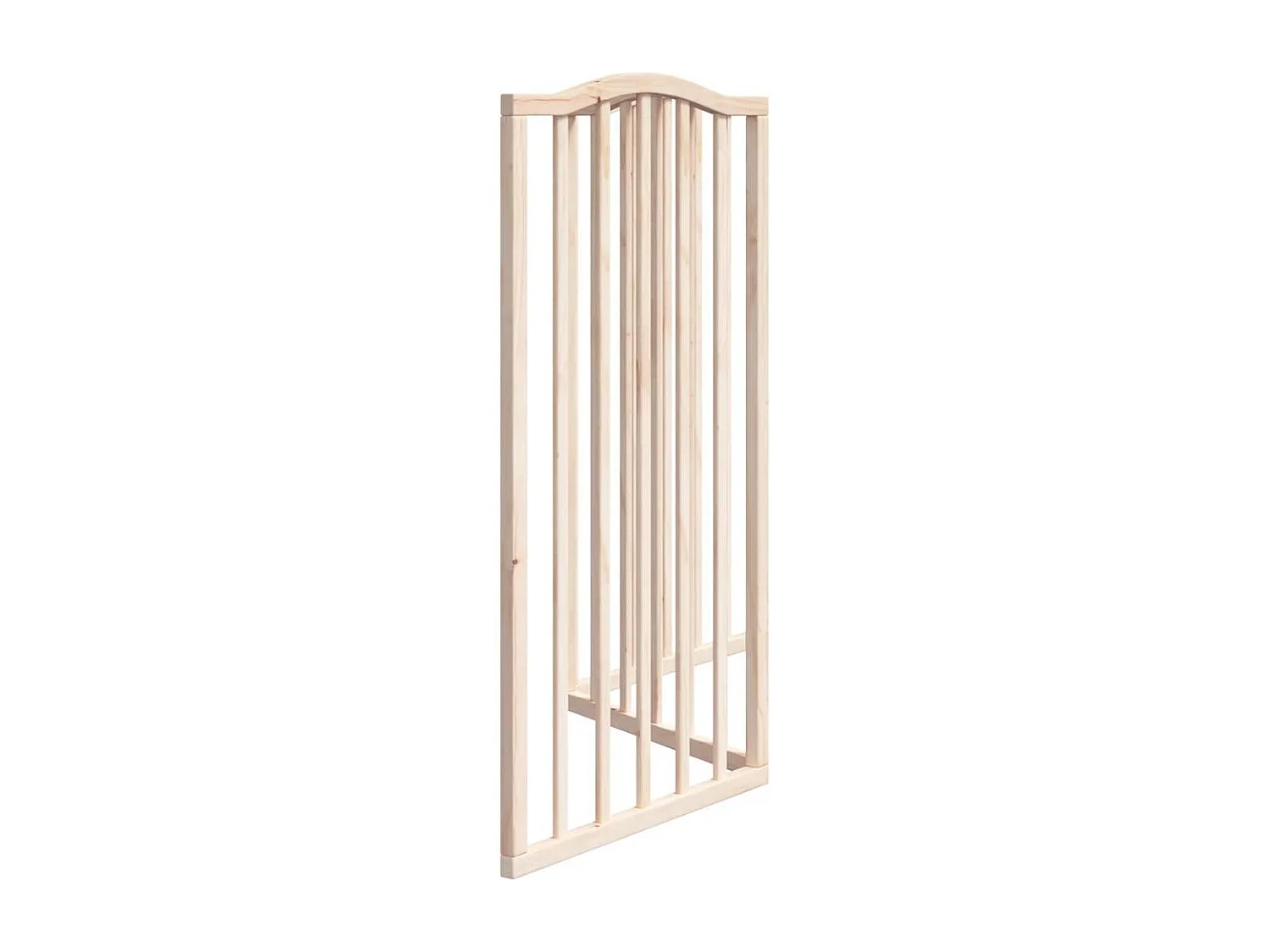 Puerta para perros plegable 3 paneles madera de álamo 150 cm