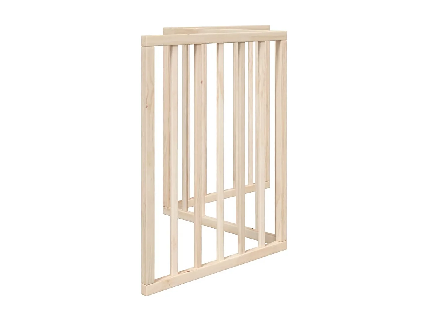 Barrière pour chien pliable à 3 panneaux 150 cm Bois de peuplier