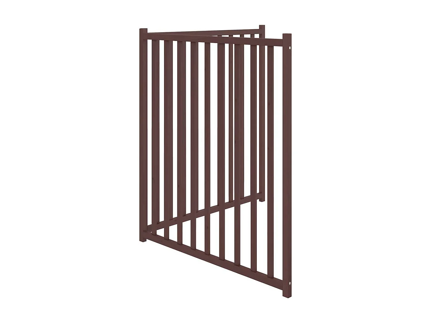 Portão para cães dobrável 2 painéis 160cm abeto carvalho castanho