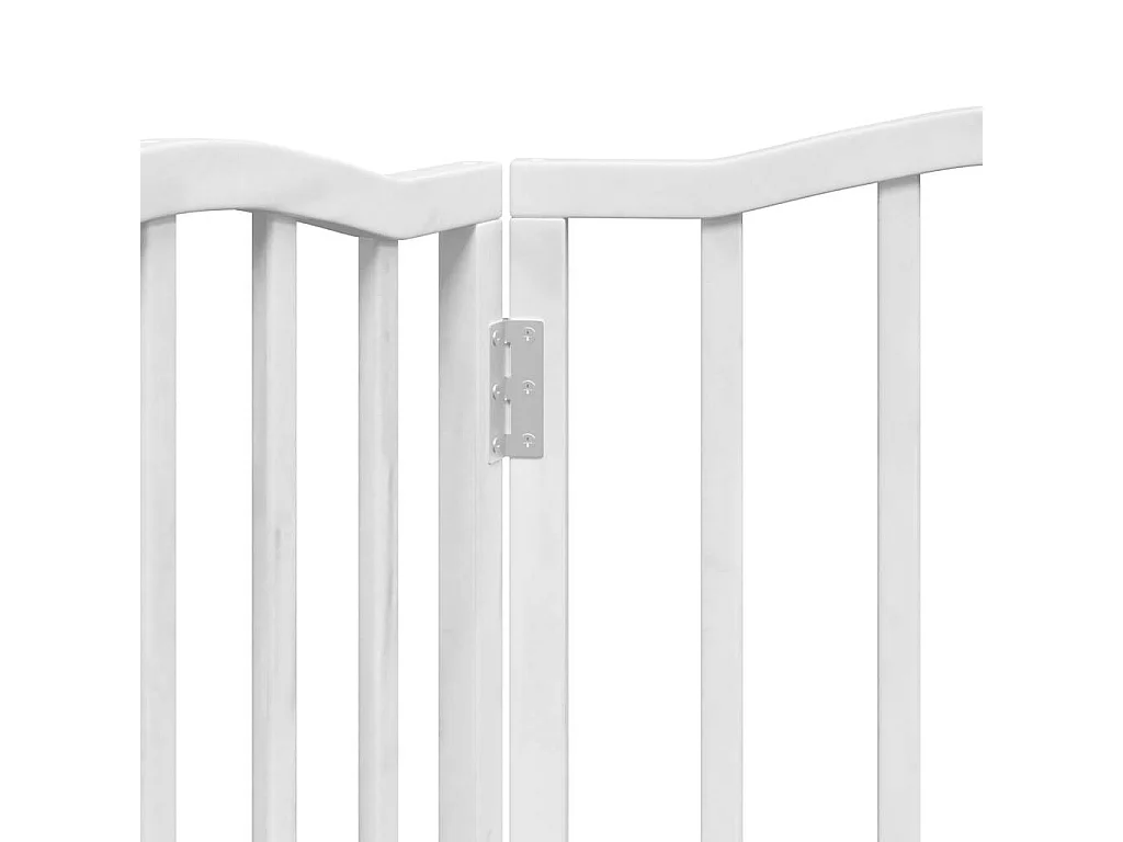 Barrière pour chien pliable 3 panneaux 150 cm bois de peuplier