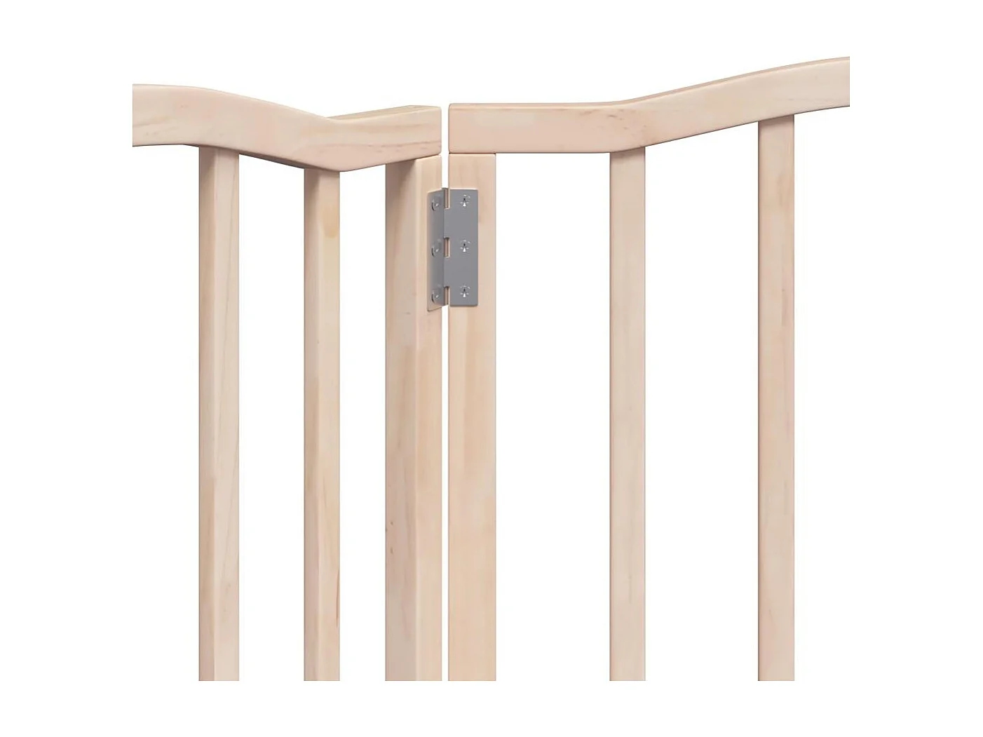 Portão para cães dobrável 3 painéis 150 cm madeira de álamo