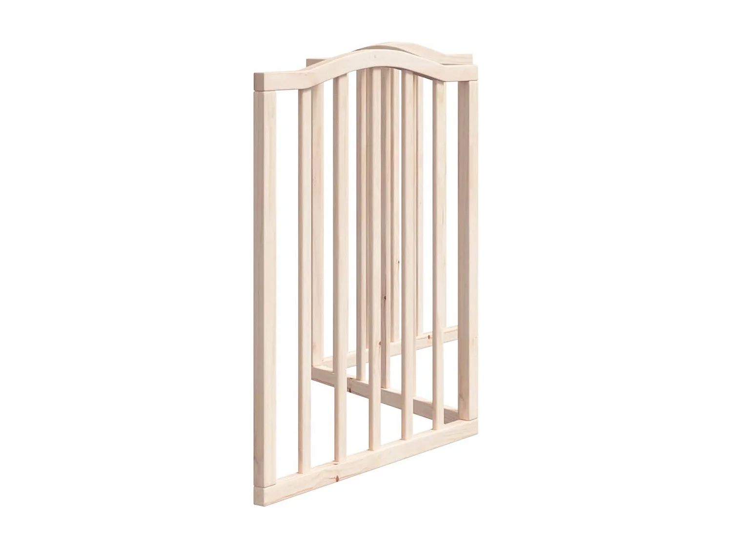 Barrière pour chien pliable 3 panneaux 150 cm bois de peuplier