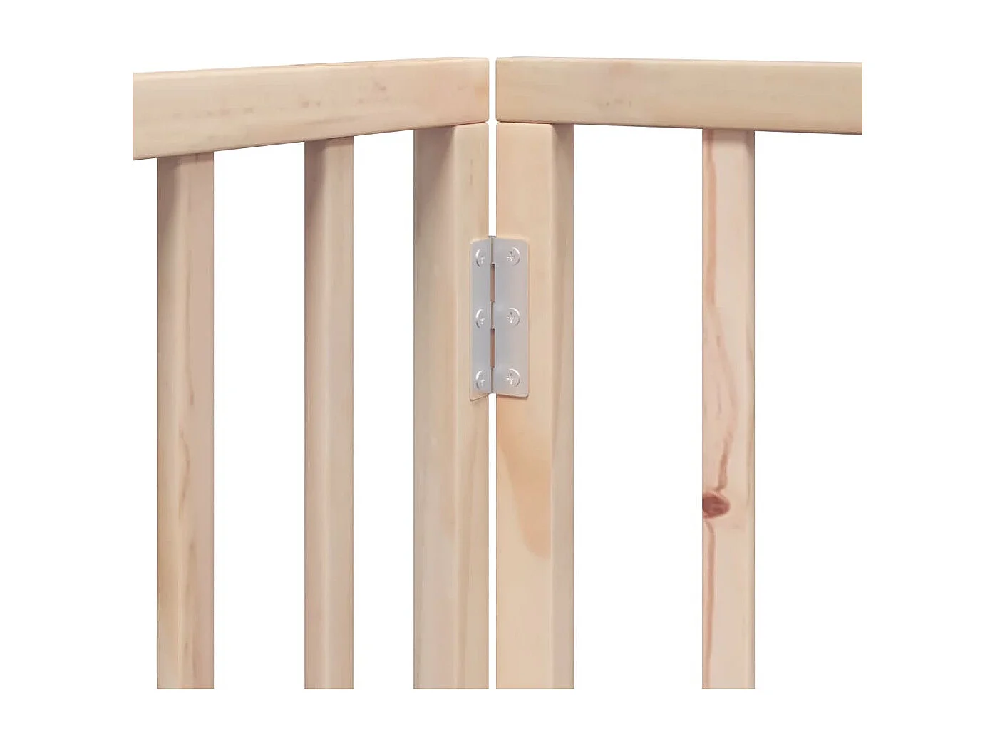 Barrière pour chien avec porte pliable 6 panneaux 300 cm Bois de peuplier