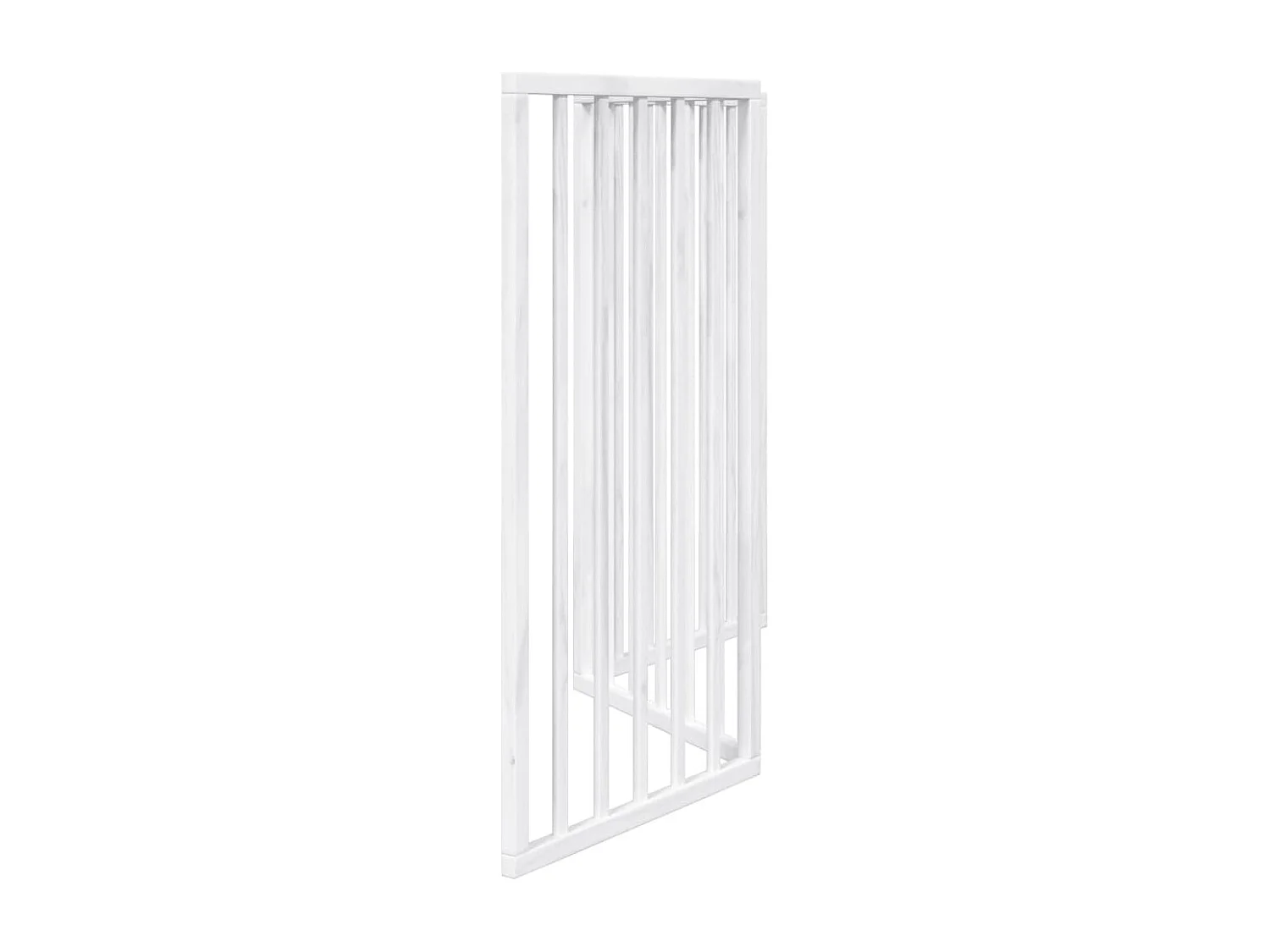 Barrière pour chien pliable à 3 panneaux Blanc 150 cm Bois de peuplier