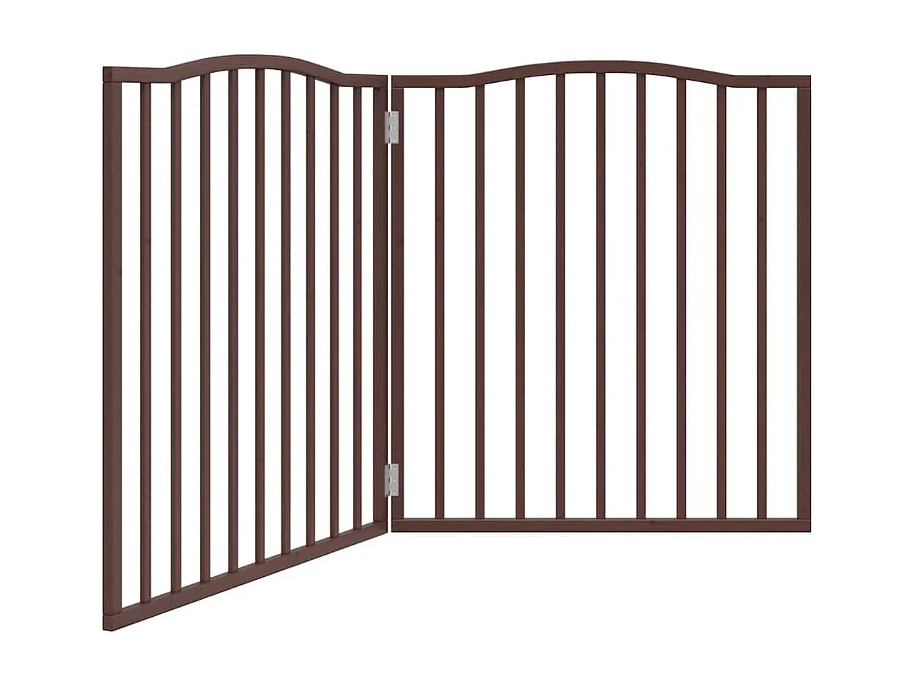 Barrière pour chien pliable 2 panneaux 160 cm bois de peuplier