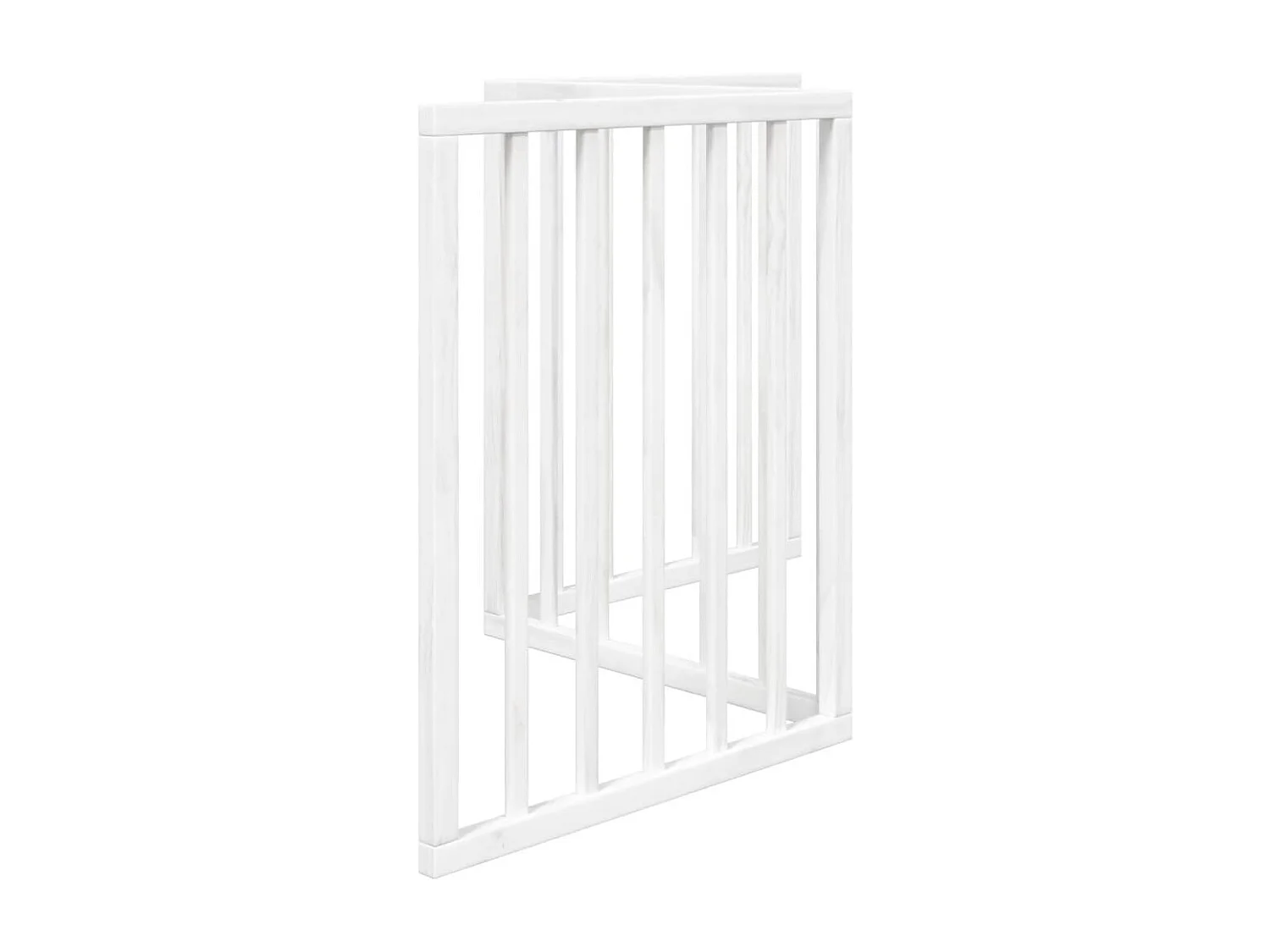 Barrière pour chien pliable 3 panneaux 150 cm bois de peuplier