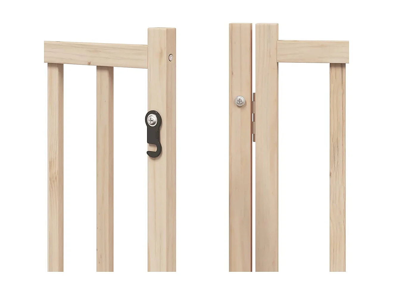 Portão para cães com porta dobrável 6 painéis 480 cm álamo