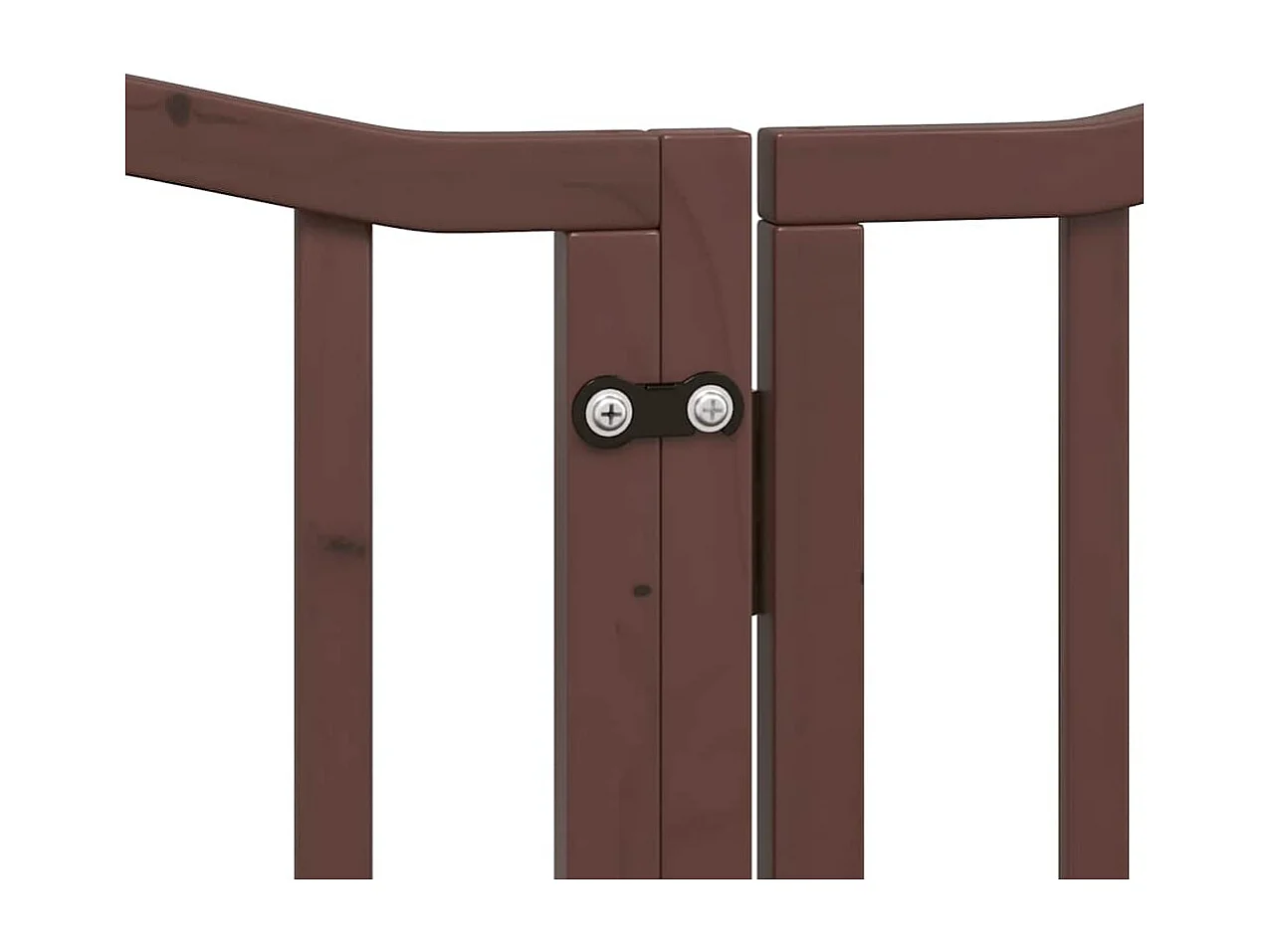 Portão cães com porta dobrável 15 painéis 750 cm álamo castanho