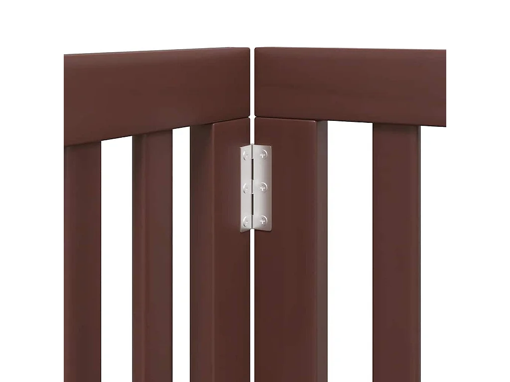 Barrière pour chien porte pliable 15 panneaux bois de peuplier