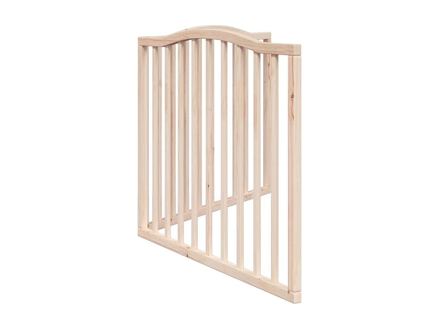 Barrière pour chien pliable 2 panneaux 160 cm bois de peuplier
