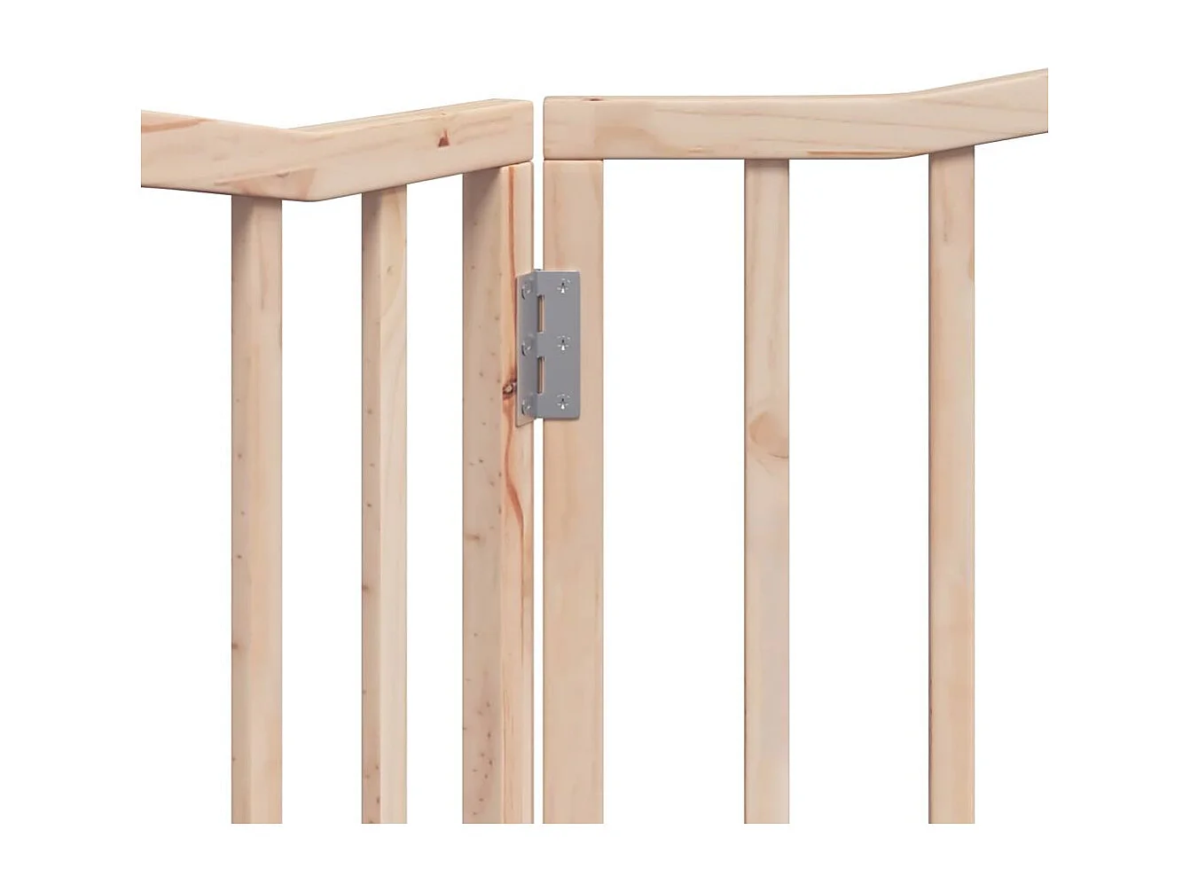 Barrière pour chien pliable 2 panneaux 160 cm bois de peuplier