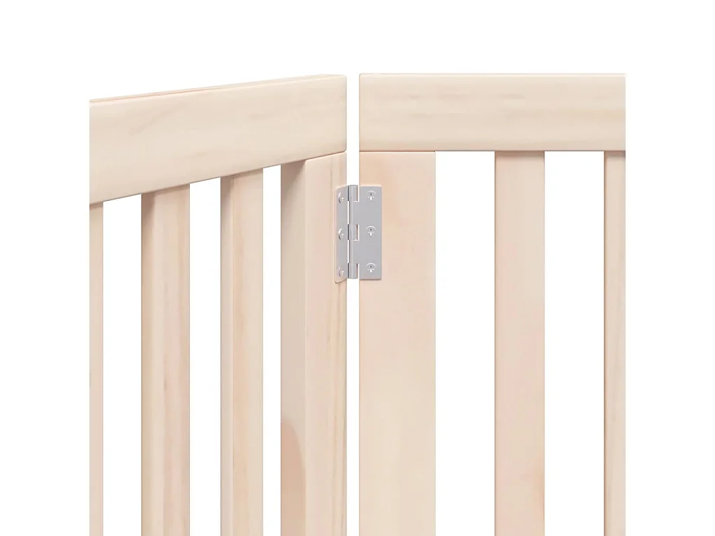 Barrière pour chien pliable à 3 panneaux 150 cm Bois de peuplier