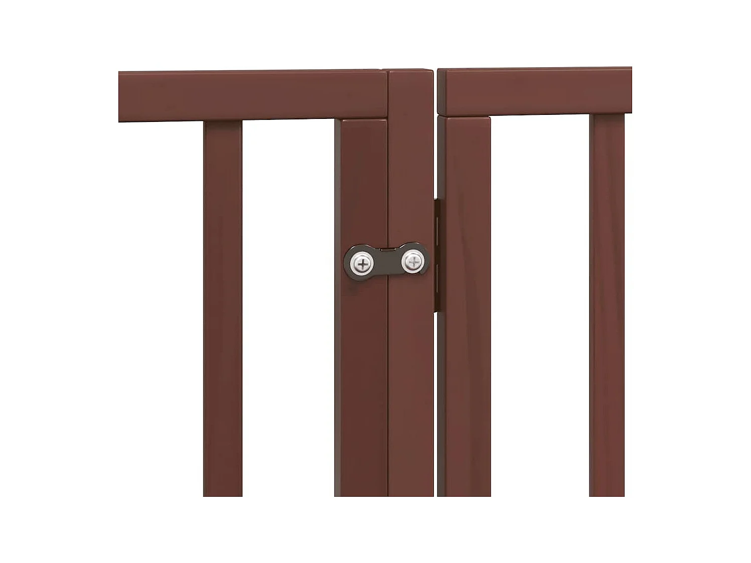 Barrière pour chien porte pliable 10 panneaux bois de peuplier