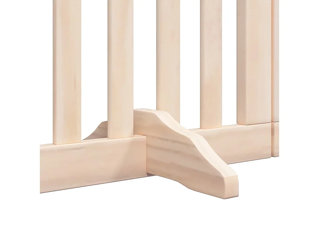 Portão para cães com porta dobrável 15 painéis 750 cm álamo