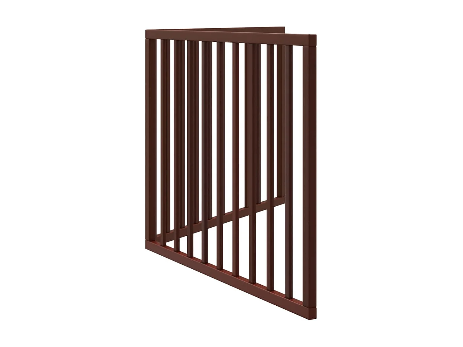 Barrière pour chien pliable 2 panneaux 160 cm bois de peuplier