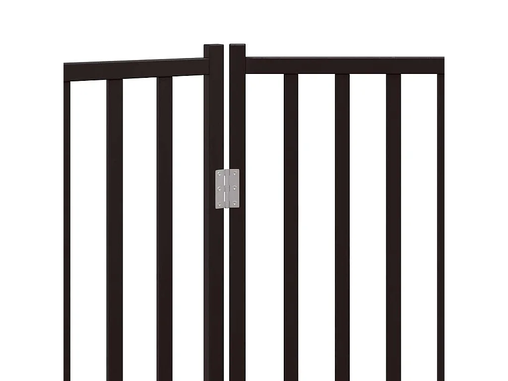 Barrière pour chien pliable 3 panneaux 150 cm bois sapin massif