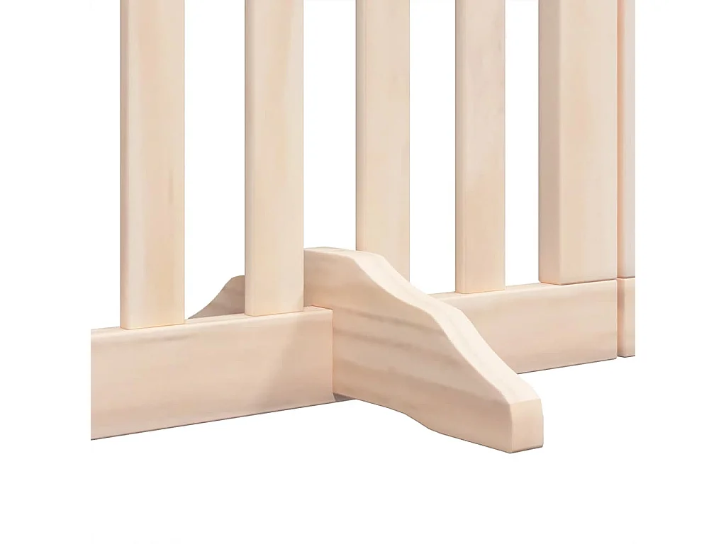 Portão para cães com porta dobrável 9 painéis 450 cm álamo