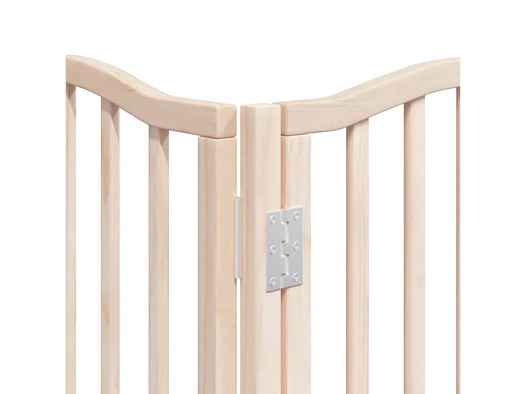 Portão para cães com porta dobrável 15 painéis 750 cm álamo