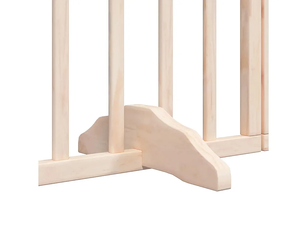 Portão para cães com porta dobrável 15 painéis 750 cm álamo