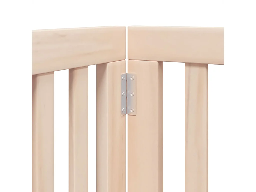 Portão para cães com porta dobrável 6 painéis 300 cm álamo