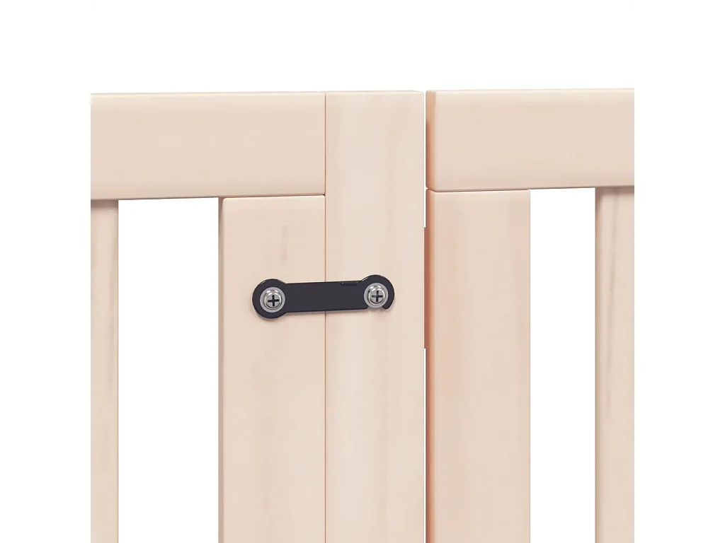 Portão para cães com porta dobrável 6 painéis 300 cm álamo