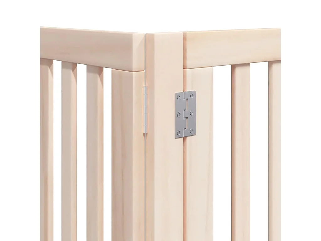 Portão para cães com porta dobrável 9 painéis 450 cm álamo