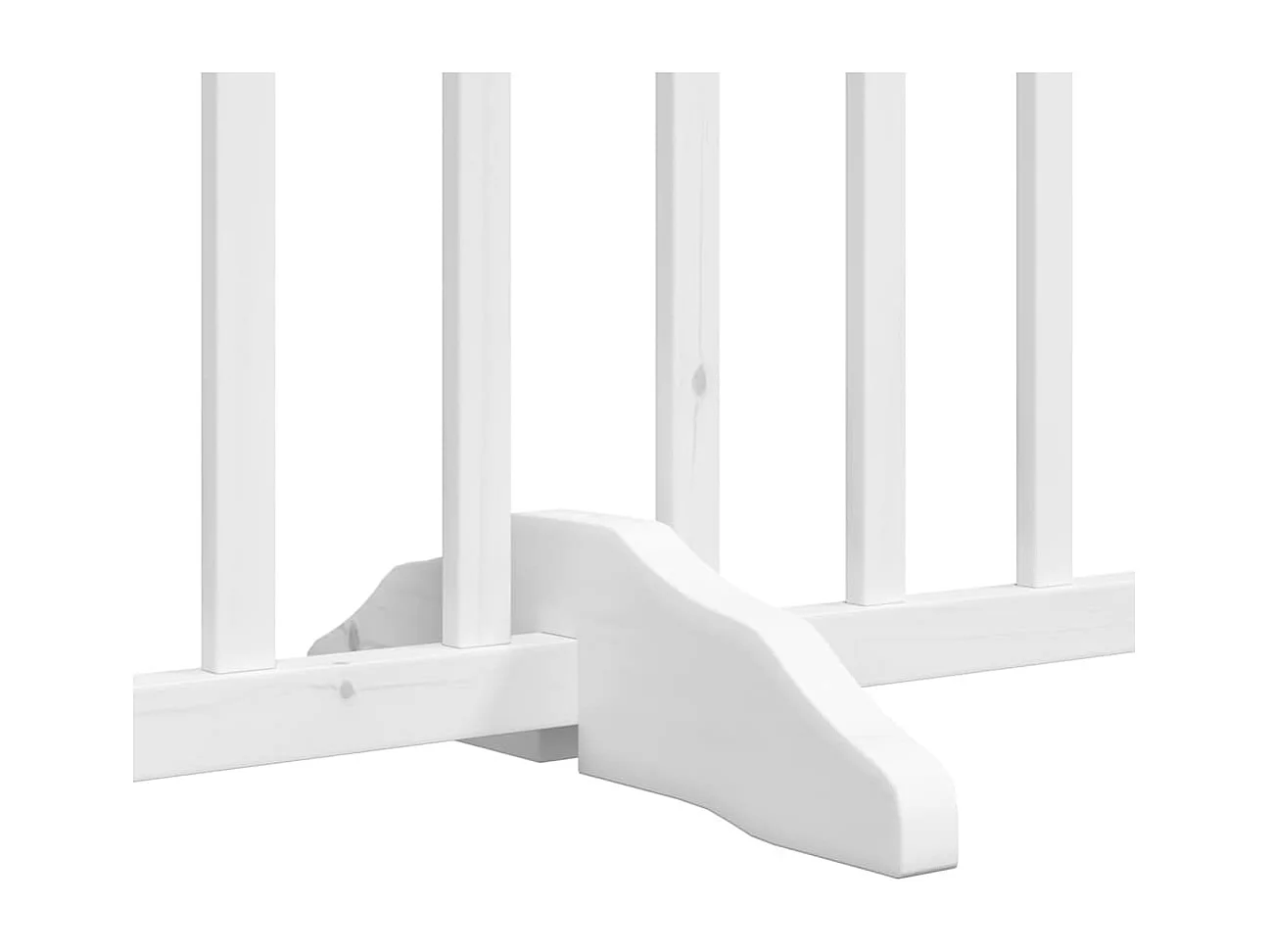 Barrière pour chien porte pliable 15 panneaux bois de peuplier