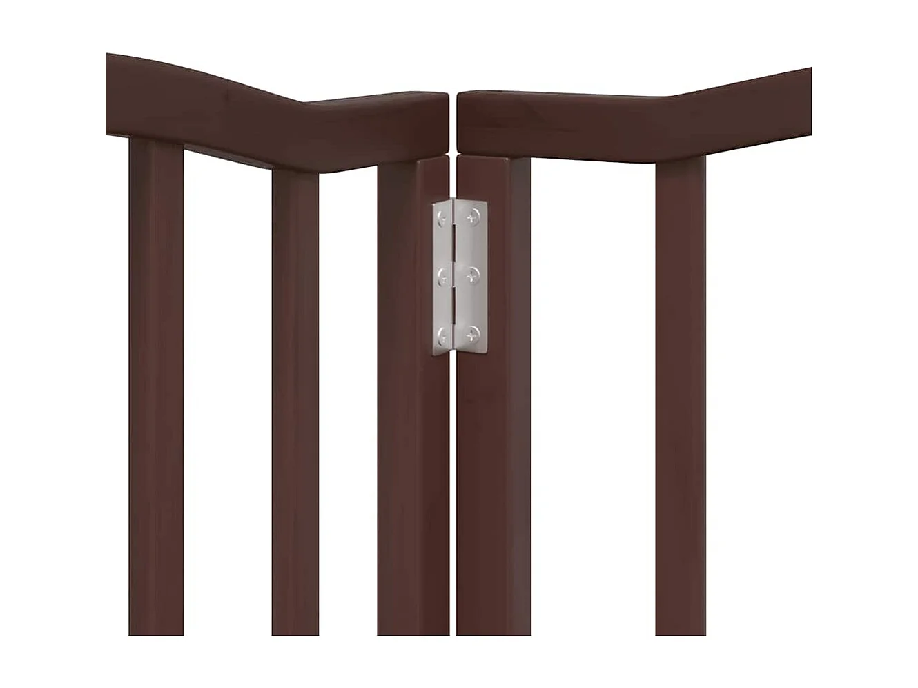 Portão cães com porta dobrável 12 painéis 600 cm álamo castanho