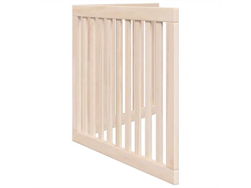 Barrière pour chien pliable à 2 panneaux 160 cm Bois de peuplier