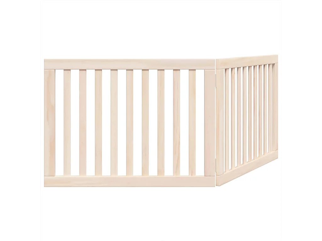 Barrière pour chien pliable à 2 panneaux 160 cm Bois de peuplier