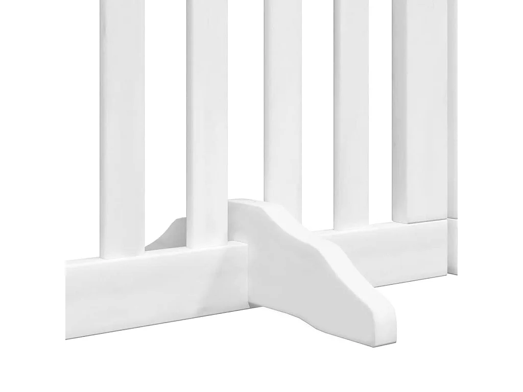 Barrière pour chien porte pliable 15 panneaux bois de peuplier