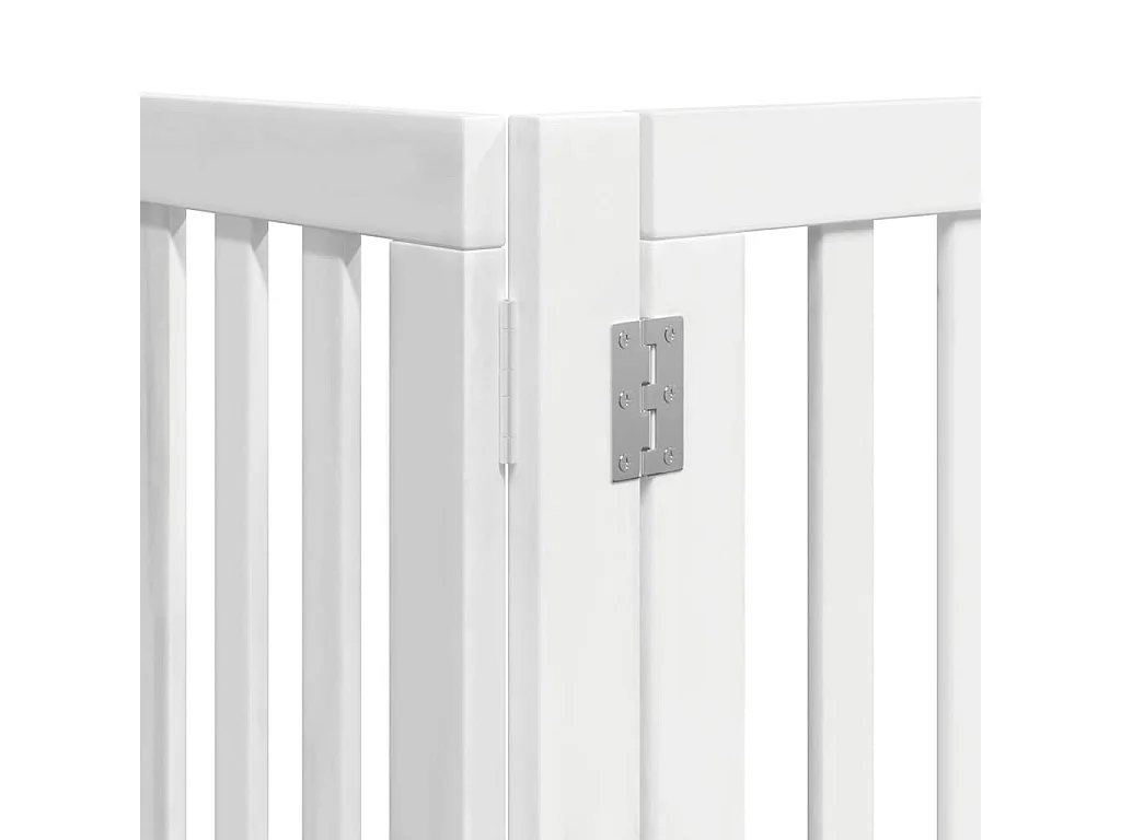 Barrière pour chien porte pliable 15 panneaux bois de peuplier