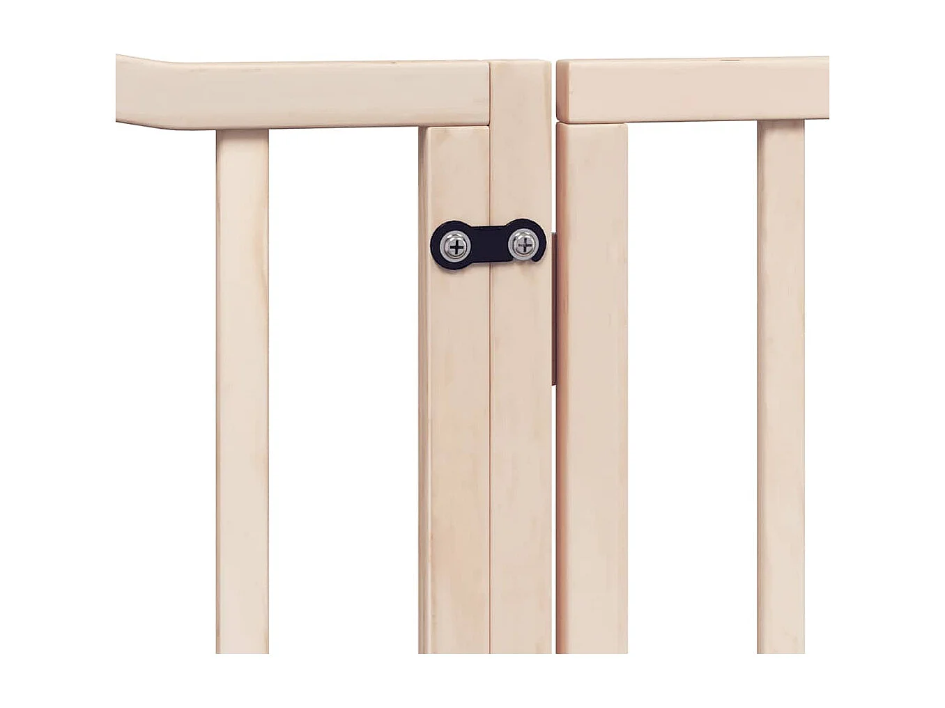 Puerta para perros plegable 6 paneles madera de álamo 480 cm