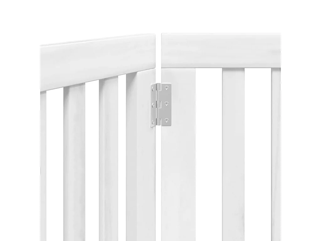 Barrière pour chien pliable 3 panneaux 150 cm bois de peuplier