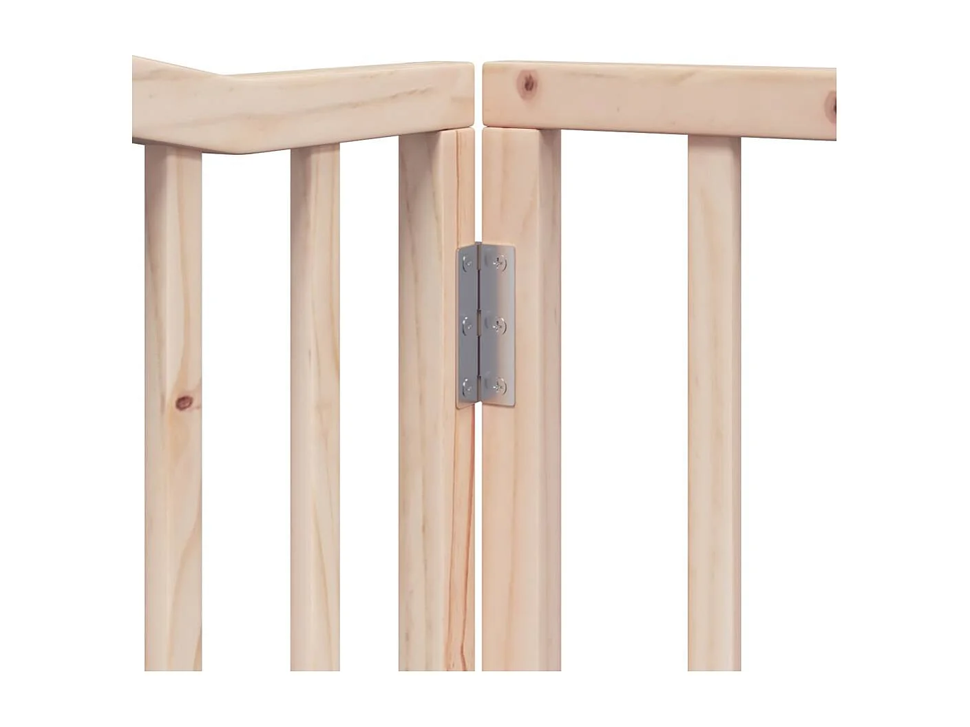 Portão para cães com porta dobrável 4 painéis 320 cm álamo