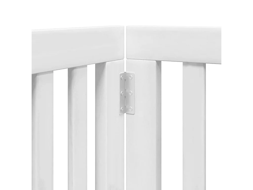 Barrière pour chien porte pliable 15 panneaux bois de peuplier