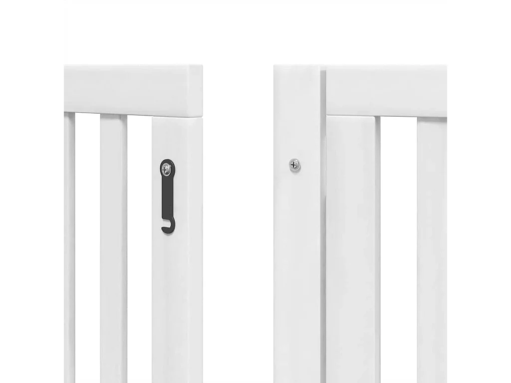 Barrière pour chien porte pliable 15 panneaux bois de peuplier