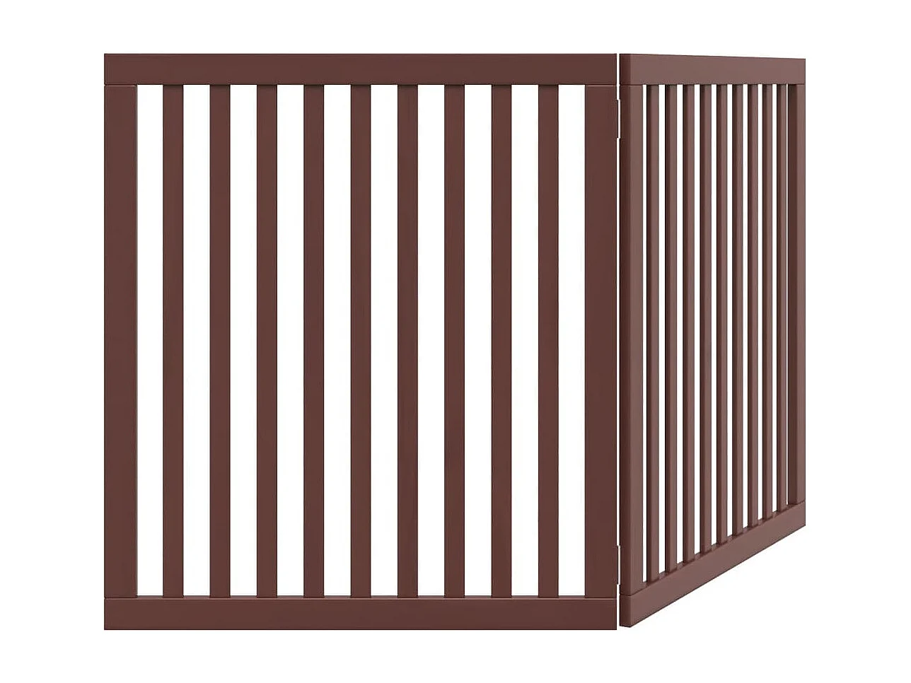 Barrière pour chien pliable 2 panneaux 160 cm bois de peuplier