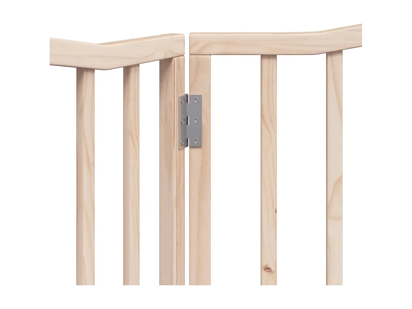 Portão para cães dobrável 2 painéis 160 cm madeira de álamo