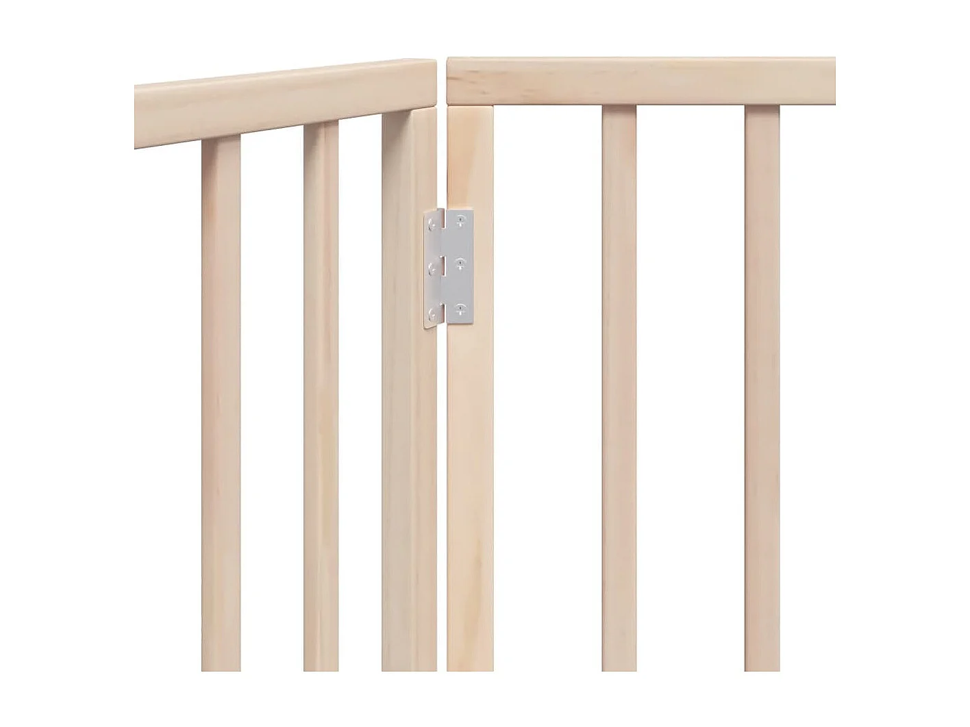 Portão para cães dobrável 3 painéis 150 cm madeira de álamo