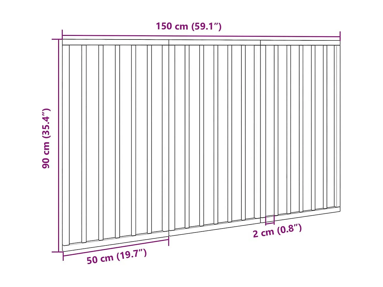 Portão para cães dobrável 3 painéis 150 cm madeira de álamo