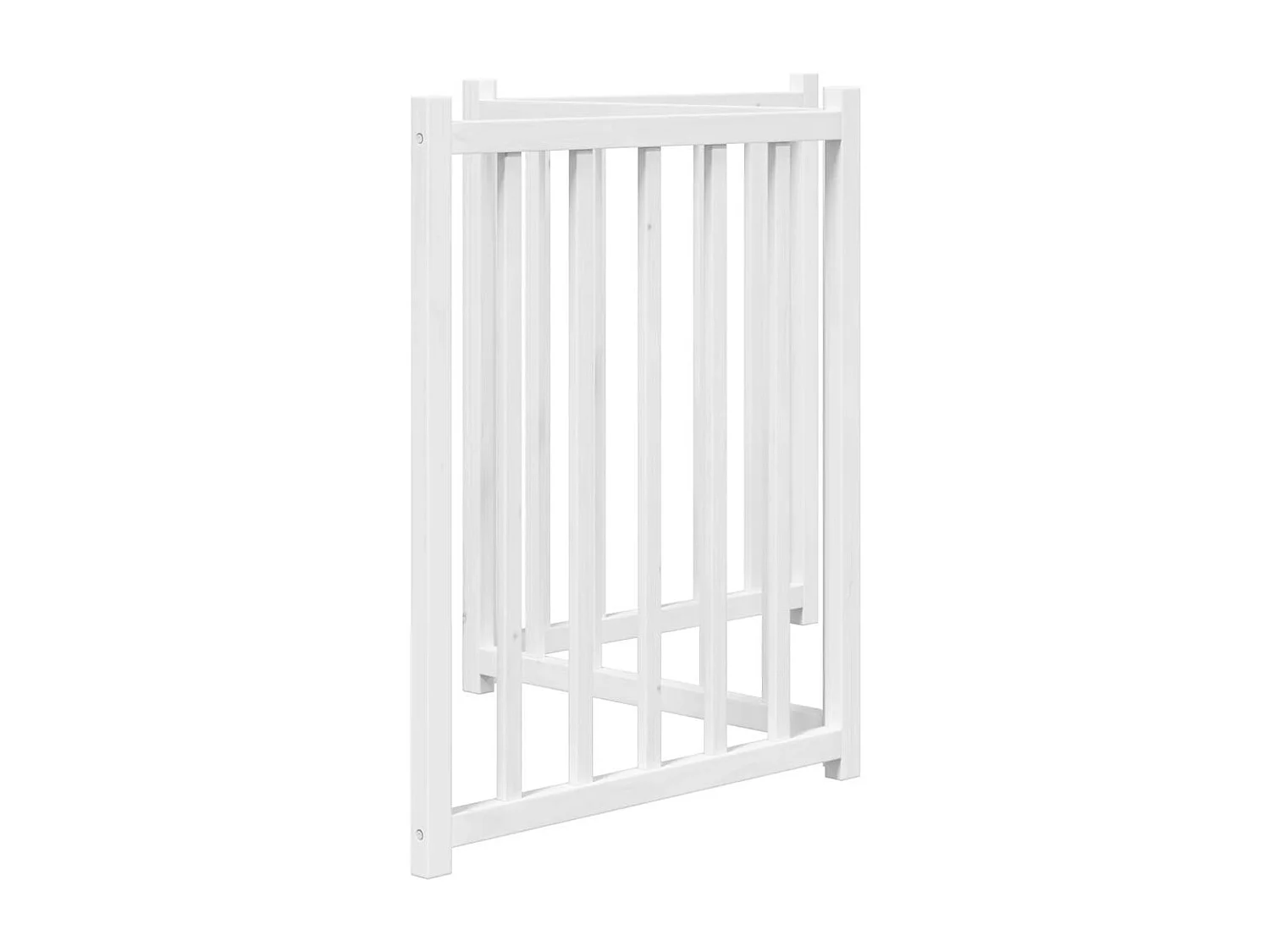 Barrière pour chien pliable 3 panneaux 150 cm bois sapin massif