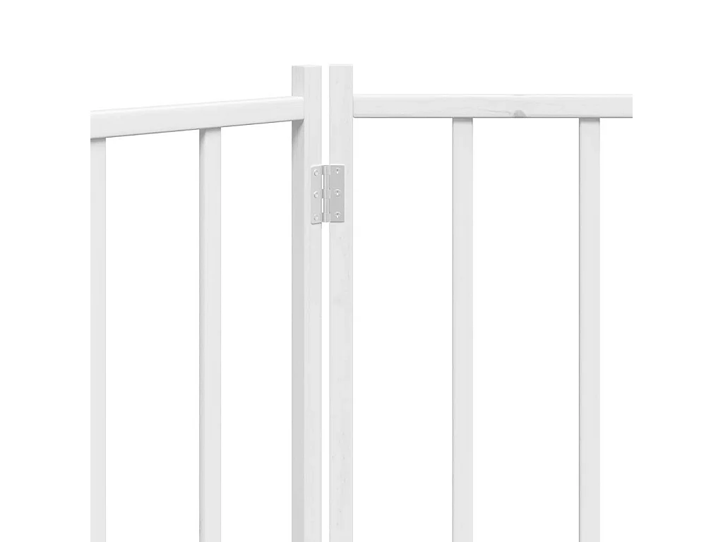 Barrière pour chien pliable 3 panneaux 150 cm bois sapin massif